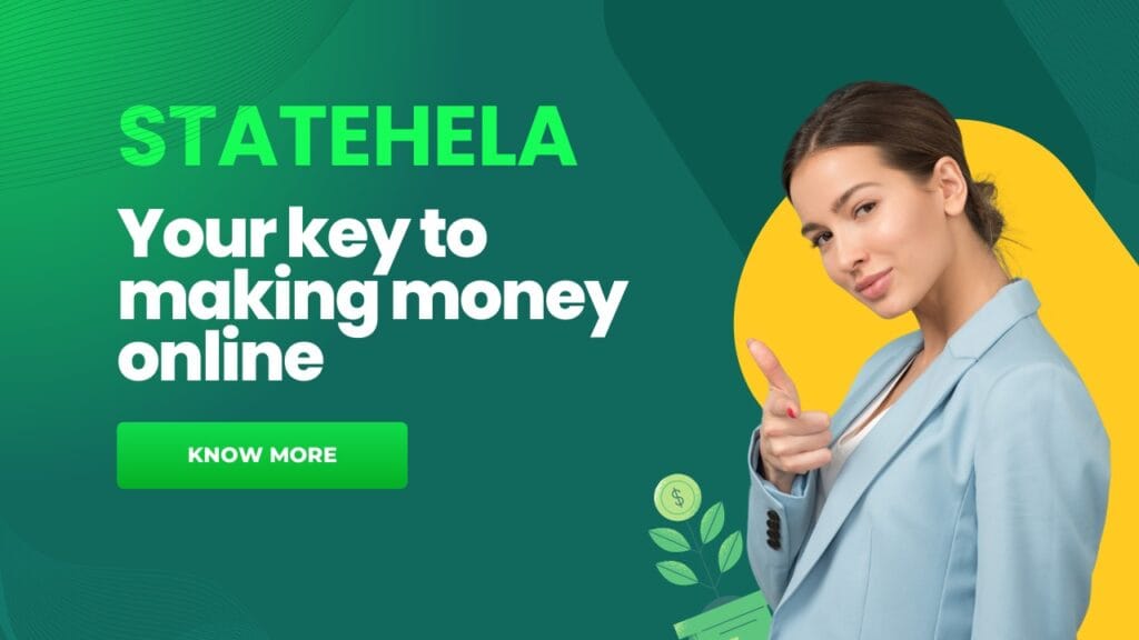 statehela: statehela is your gateway to online earning opportunities. Create a statehela account today and explore multiple ways to earn. Start your journey towards financial freedom with statehela diverse earning options.